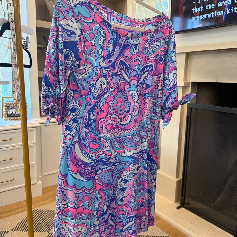 Lilly Pulitzer Pink and Blue Dress